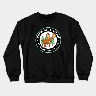 Park City, Utah Moose Crewneck Sweatshirt